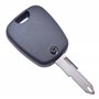 ANGOFIZ Coque Clé Télécommande Compatible avec Peugeot 106 107 206 206CC 206 Break SW 207 306 406 +Lame Vierge NE73 + 2 Boutons 