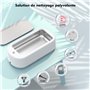 ETENTOUS Nettoyeur Ultrasons 48 kHz Ultrasonic Cleaner 640 ml Nettoyeur Ultrasons Lunettes 40 W Nettoyeur de Bijoux Nettoyeur à 