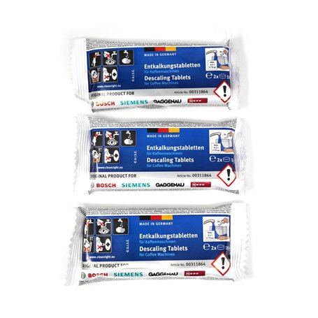 Bosch 310967 Boîte de 6 tablettes C/W