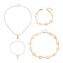 EHDWXVZM 4 pièces de bijoux en coquillages pour femmes