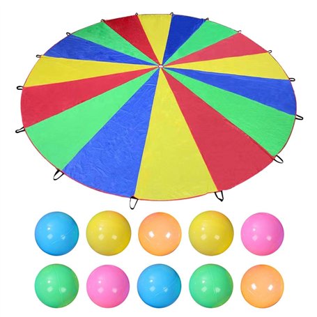 1 Morceau de Parapluie Arc-en-Ciel et 10 Morceaux de Boules océaniques