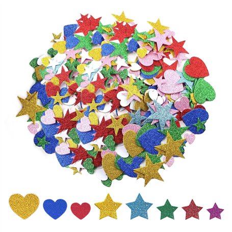 300 pièces d'autocollants à paillettes