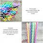Pailles À Boissons (Couleurs Aléatoires)