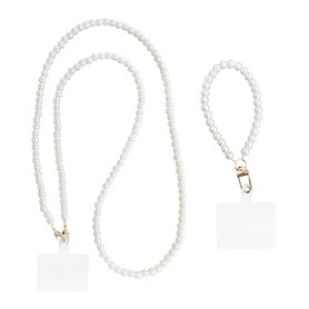 HDGSAFD 1 Chaîne De Perles Pour Téléphone Portable, 1 Entretoise, 1 Chaîne De Poignet, Chaîne De Téléphone Portable Multifonctio HDGSAFD 1 Chaîne De Perles Pour Téléphone Portable