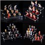 Pomeloone 3 Niveaux Présentoir en Acrylique, Transparent Présentoir Marches pour Figurines Amiibo Funko POP, Cupcakes, Objets de
