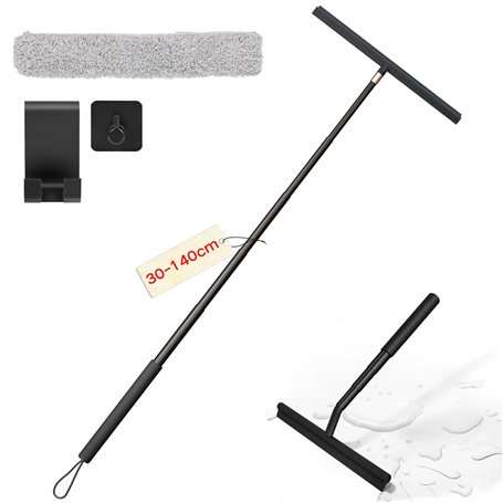 Gaethra Raclette de Douche 30-140cm Réglable