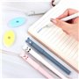 8pcs 0.35 mm Stylo Gel avec 24 Recharges et 2 Gommes Stylo Effacables Motif Animal Dessin S