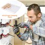 VFANDV 0.5-2.5 mm² Kit Pince a Sertir Cosse Electrique, Pince à Sertir les Cosses de Fils with 300pcs 3 Tailles Connecteur Elect