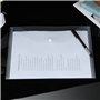 GOYADA Lot de 48 Pochette Porte Document A4 Transparente, Pochette Plastique A4 en Polypropylène avec Bouton pour l'organisation