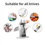Aiguiseur de couteaux pour usage domestique Aiguiseur de couteaux de cuisine pour tous les couteaux Pour lames très émoussées ou