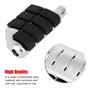 EBTOOLS pour repose pied 1 paire de pédales de moto en aluminium, repose-pieds en caoutchouc Repose-pieds larges Repose-pieds de