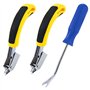 Lot de 2 outils de retrait d'agrafes pour le bureau