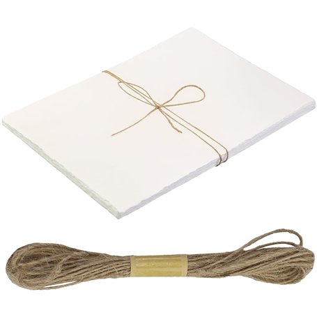 Lot de 27 feuilles de papier vergé 300 g/m² - Format A4 - 28