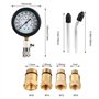EBTOOLS pour compressiometre moteur pour compressiometre essence Kit de Testeur de Compression pour Moteur à Essence en Cuivre K
