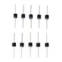 50pcs 10A10 Diode de Redresseur Axial 10A 1000V Assortiment de Diodes Kit Diode de Redressement Haute Tension pour Circuit Redre
