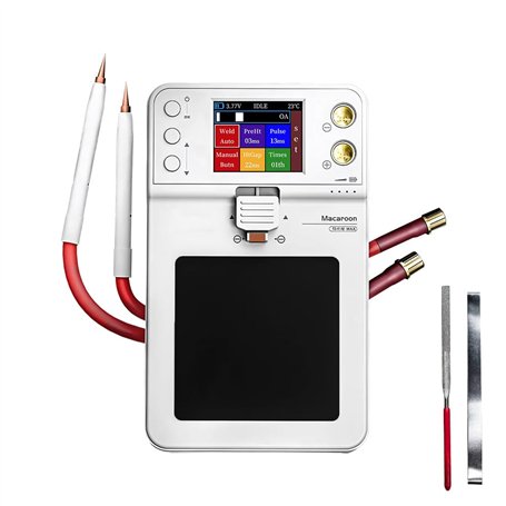 BAUSATZ Kit de soudeur par points de batterie 4000 mAh rechargeable - Machine de soudage par points à double impulsion - Contrôl