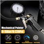 Numérique Manometre Pression Pneu, 220PSI Manomètre Compresseur, Portable Pistolet Gonfleur Pneus Voiture avec 24 Accessoires po