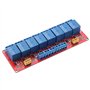 Module Relais 24V DC 8 Canaux, Module de Relais avec Optocoupleur, Module de Relais à Déclenchement Haut et Bas Pour Le Contrôle