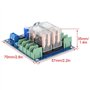 7812 + UPC1237 Relais, module de relais de protection des haut-parleurs 12-24V Carte de circuit imprimé étamée à double face de 