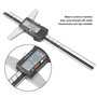 Jauge de profondeur, 0-150 mm Haute précision Numérique Acier inoxydable Numérique Profondeur Jauge à coulisse Jauges mm/pouces 