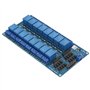 Module de Relais, Carte de Commande de Module de Relais 5 V 16 Canaux, avec Protection Optocoupleur pour Module Microcontrôleur