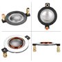 Topiky DIY 34.4mm Tweeters Voice Coil Film de Titane Plat 8Ω pour l'audio, pour Les systèmes de cinéma Maison