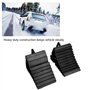 Cales - 2pcs voiture de bloc anti-dérapant, pneus d'arrêt Block, pneus Slip Stopper, arrêt Cales l'alignement des roues Bloc des