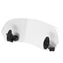 DEWIN Extension Bulle Moto, Extension Pare Brise Moto Universel Moto Clip Réglable Pare-Brise-Vent Accessoires de Pare-Brise