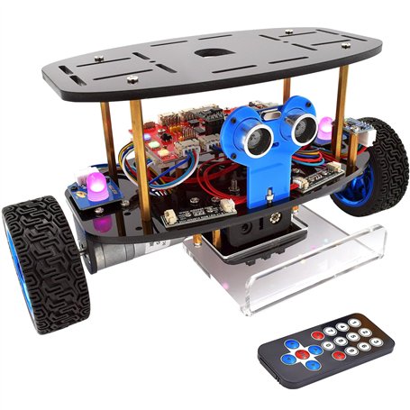 Adeept Kit de voiture robot auto-équilibrant (compatible avec Arduino DIE)