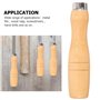 DOITOOL 10pcs manche en bois pour lime avec trou intérieur de 4.8mm meilleur contrôle et prise en main confortable