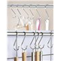 Lot de 12 Crochets en S de suspension multifonctions Crochets en forme de S en acier inoxydable Crochet S pour salle de bains ch