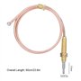 DeWin Thermocouple, Thermocouple à Gaz M8 Fil Chauffant Sonde de Thermocouple à Gaz 600mm pour Accessoires de Barbecue
