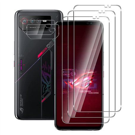 FWang Lot de 3 Verre Trempé de Protection pour Asus ROG Phone 6