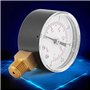 manomètre BSPT pour carburant air-huile ou eau 0-15 psi/0-1bar