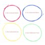 Ukulele Strings Colored, Ukulele Cordes Nylon Ukulele Coloré pour le remplacement des cordes Ukulele