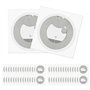 60 Pièces NFC Tag NFC Puce NFC Sticker Autocollant D'Étiquette NFC de 504 Octets Ntag 215 Programmable 25mm pour Tous Les Téléph