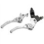 Qiilu Leviers d’embrayage de freins moto, levier de frein pliable avec guidon de 7/8 "+ levier d’embrayage pour Pit Dirt Bike, p