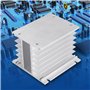 Dissipateur de chaleur en aluminium Dissipation SSR pour relais statique triphasé Dissipateur thermique en alliage d'aluminium t