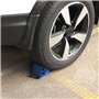 CENPEK 2Pcs Cales de Roue en Caoutchouc, Cales de Pneu avec Poignée Bloc Antidérapant de Voiture Bloc de Roue Antidérapant Bloc