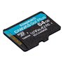 Carte Mémoire Micro SD avec Adaptateur Kingston SDCG4/64GBSP 64 GB
