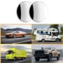 zoerbufan 2 PCS Voiture Angle Mort Miroir sans Cadre, 360°Rotate HD Grand Angle avec Auto-adhésif 3M, Rétroviseur Convexe pour V