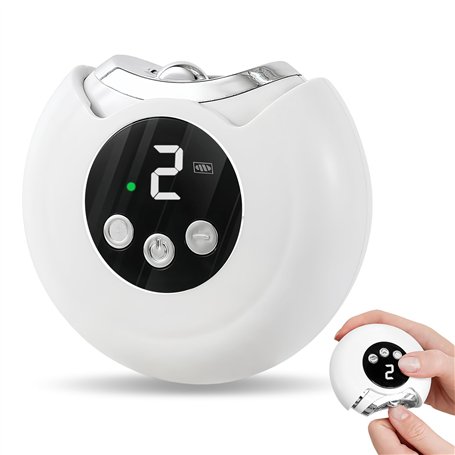 Coupe-ongles électrique coupe-ongles 2 en 1 lime à ongles électrique coupe-ongles avec lumière pour enfants