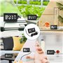 Gvolatee 5 Pièces Thermomètre Frigo Digital, Sonde Temperature Numérique avec Écran LCD, Thermomètre Température avec Sonde de T