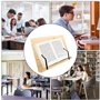 Lectorias support livre, porte livre Pliable, repose livre en Bambou, Réglable porte-livre, lutrin de lecture, pupitre de lectur