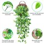 Newaner 2pièce Plantes Suspendues Artificielles, Simulation de Plantes Suspendue 100cm Plante Artificielle Exterieur Lierre pour