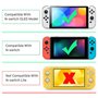 ASTONEY Switch Mode portrait Flip Grip portable pour Nintendo Switch OLED, orientation du mode vertical fonctionne avec le suppo