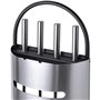 Amagabeli 4 Pièces Outils De Cheminée Set Argent Fer Forgé Outils De Cheminée Fer Porte-Bûches Stand Pinces À Feu Pelle Pinceau