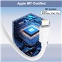 Câble USB C vers Lightning 2M[Certifié Apple MFi], Câble iPhone USB C 2M Long Cable Lightning Chargeur Charge Rapide Cordon Fil 