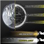 Optique de moto ronde 5,75 "pouces phares de moto à LED Chip 200W 20000LM 6000K / 3000K faisceau de croisement 9-30V HI LO optiq