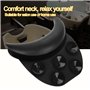 Shampooing Bowl Coussin d'aspiration de cou,Salon Spa Silicone Shampooing Bol Gripper Lavage des cheveux Évier Coussin de repos 